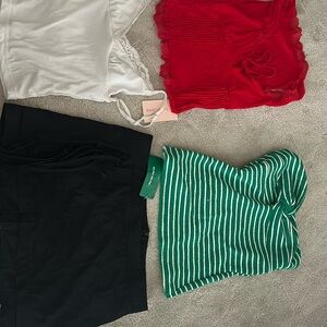 Lot of tops and skirts, brands range from SHEIN, fashion nova, edikted, Zara